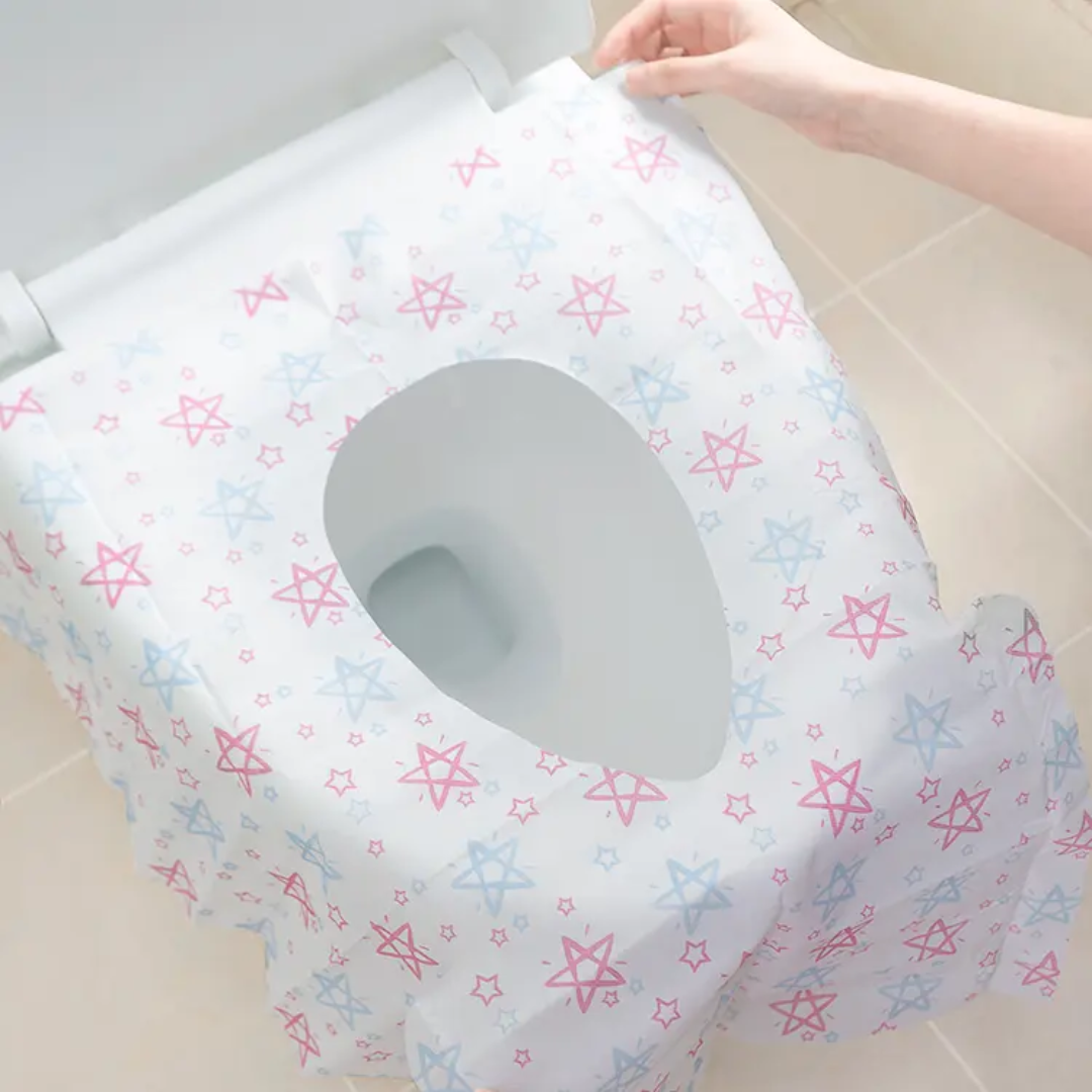 Toilet Seat Covers Disposable - For Kids and Adults (20 Pack)